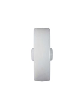 RUOTA POLIPROPILENO DIAMETRO 125 MM CARICO 100 KG ASSE 12 MM LISCIO - S2450 125/36 LM45 L12