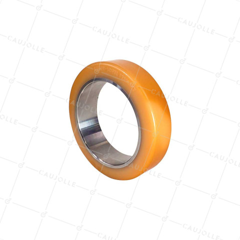 ANELLO VULKOLLAN DIAMETRO 200 MM LARGHEZZA 50 MM CARICO 840 KG - 200/50-140 • Caujolle
