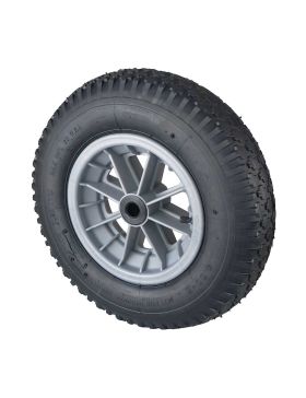 Ruota di carriola GONFIABILE ULTRA RINFORZATA PER MURATORI DIAMETRO 400 MM CARICO 250KG PER ASSE DI 20 MM - S1006P 4PRP