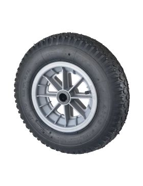 Ruota di carriola GONFIABILE ULTRA RINFORZATA PER MURATORI DIAMETRO 400 MM CARICO 250KG PER ASSE DI 25 MM - S1006P 4PRP