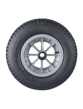 Ruota di carriola GONFIABILE ULTRA RINFORZATA PER MURATORI DIAMETRO 400 MM CARICO 250KG PER ASSE DI 25 MM - S1006P 4PRP