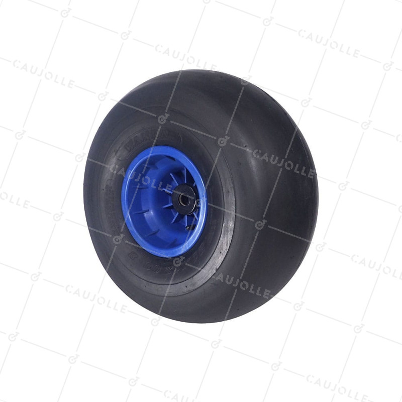 Ruota a bassa pressione per spiaggia GIGANTE DIAMETRO 545 CARICO 380 KG ASSE 25 MM Cuscinetto A RULLI IN NYLON- Ruota PALLONE 21