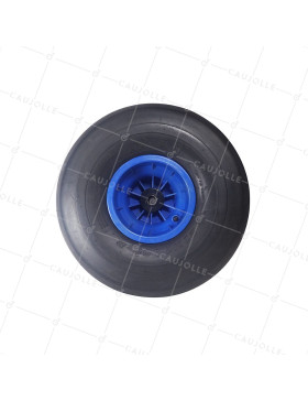 Ruota a bassa pressione per spiaggia GIGANTE DIAMETRO 545 CARICO 380 KG ASSE 25 MM Cuscinetto A RULLI IN NYLON- Ruota PALLONE 21