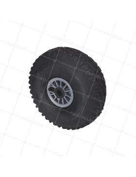Ruota DI Carrello a mano GONFIATA DIAMETRO 300 MM CARICO 150KG Cuscinetto A SFERE 15MM - S2700P 300 L20 PREMIUM (3.00-4) • Caujolle