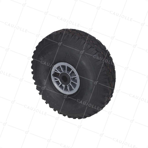 Ruota DI Carrello a mano GONFIATA DIAMETRO 300 MM CARICO 150KG Cuscinetto A SFERE 15MM - S2700P 300 L20 PREMIUM (3.00-4) • Caujolle