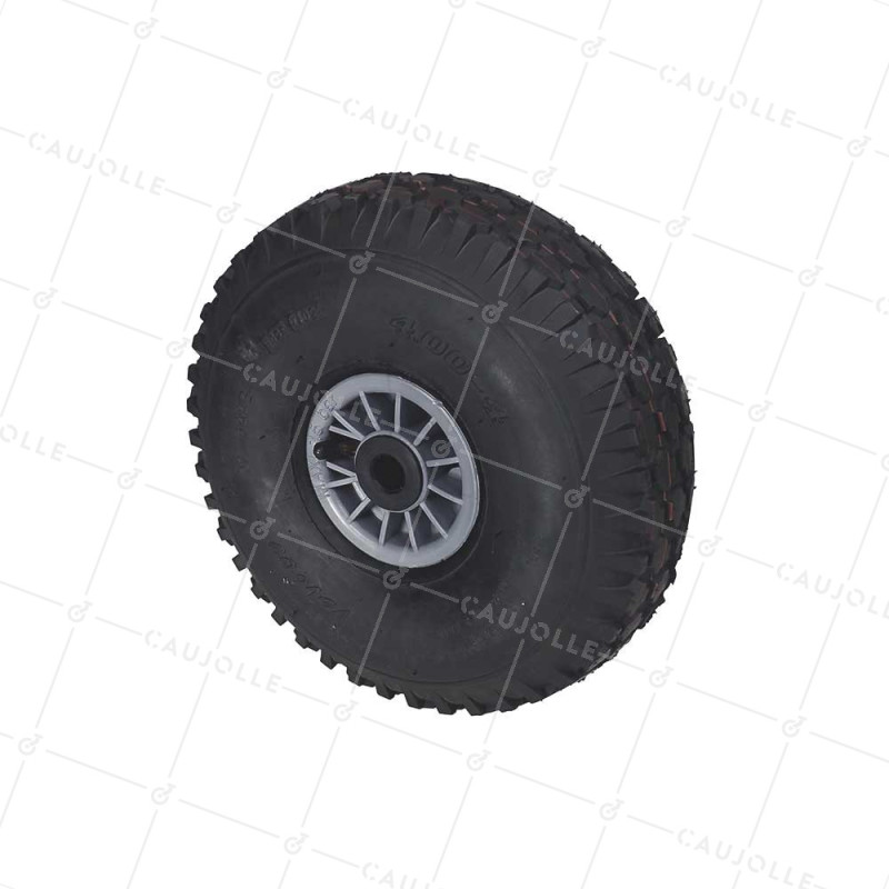 Ruota DI Carrello a mano GONFIATA DIAMETRO 300 MM CARICO 150KG Cuscinetto A SFERE 15MM - S2700P 300 L20 PREMIUM (3.00-4)