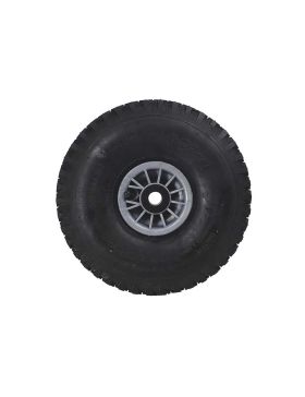 Ruota DI Carrello a mano GONFIATA DIAMETRO 300 MM CARICO 150KG Cuscinetto A SFERE 15MM - S2700P 300 L20 PREMIUM (3.00-4)