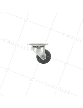 Ruota PIVOTANTE IN POLIPROPILENE ECO DIAMETRO 25MM CARICO 10KG - S11PP 25