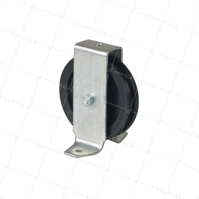 PULLEA A GALLEGGIO DIAMETRO 70 MM CARICO 60 KG PER CAVO DI 8 MM - PP70B